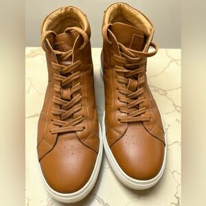 Greats Men's High-Top Sneakers in Cognac Brown